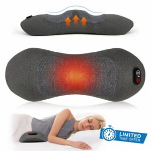 Smooth Triple Spine Fusion Back Massager with Heat - 3 in 1 Sciatica Pain Relief & Spine Decompression Traction Device