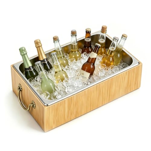 Bamboo Beverage Chiller for Wine