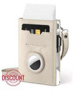 RFID Wallet for Women with AirTag Holder