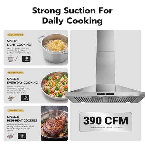 390 CFM Ducted/Ductless with Touch Control