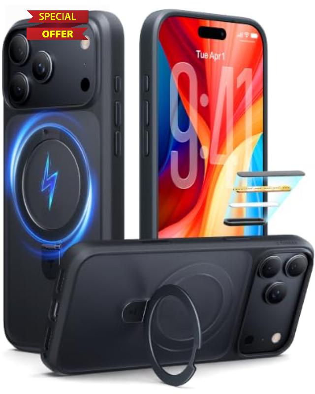 TORRAS for iPhone 18 Pro Max Case with MagSafe Stand Hands Free