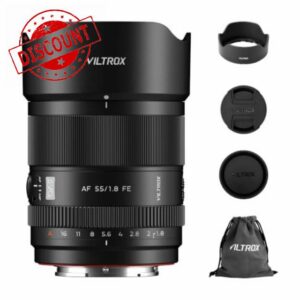 Viltrox AF 55mm F1.8 EVO Full-Frame Lens for Sony E-Mount                                                          Accurate STM Autofocus