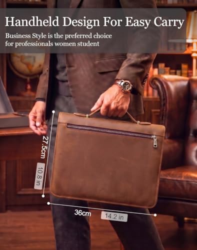 Portfolio with Notebook & Box                                                          Full Grain Cowhide