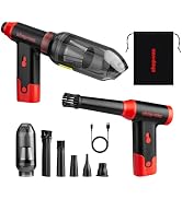 Shop-Vac 3-in-1 Car Vacuum & Air Duster, 14000Pa Mini Cordless Vacuum | Portable Blower Vacuum, H...
