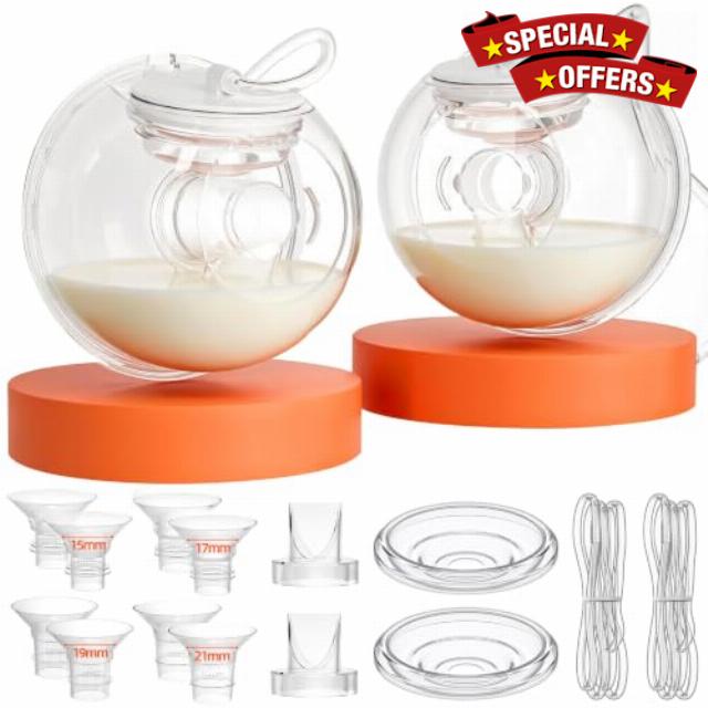 Hands-Free Collection Cups for Spectra S1 S2 S9 Plus