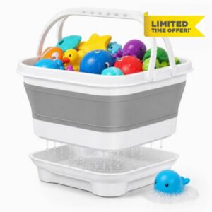 Foldable Stand Up Bath Toy Storage Organizer