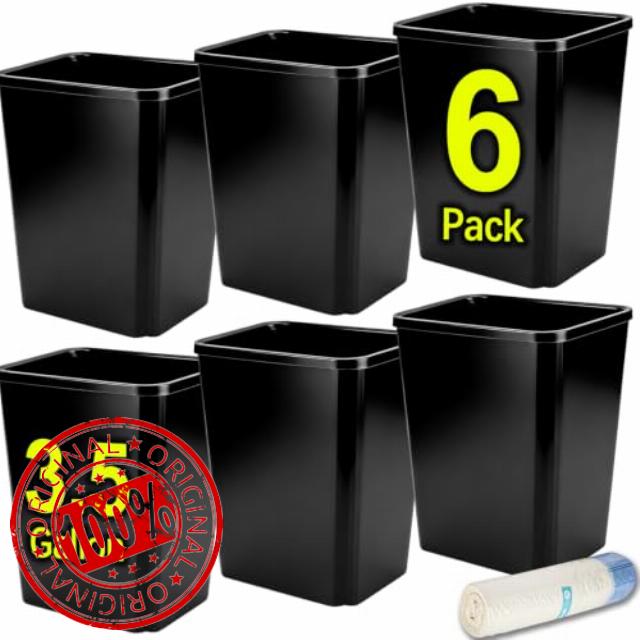 6 Pack Small Trash Can