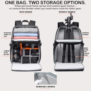DSLR/Mirrorless Travel Bag                                                          15.6" Laptop Compartment