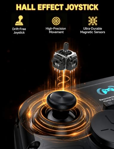 Hall Effect Sticks & Triggers for PC/Switch/Switch 2/PS4/iOS/Android/Steam Deck