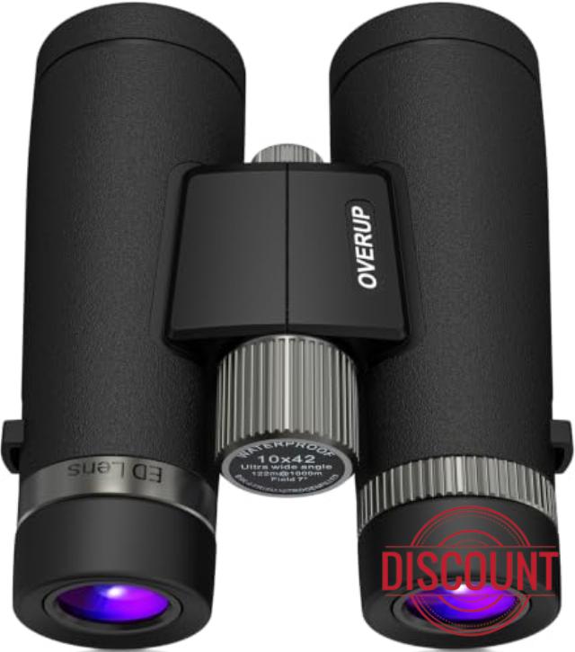 10x42 ED Optics Binoculars for Adults High Powered                                                          BAK4