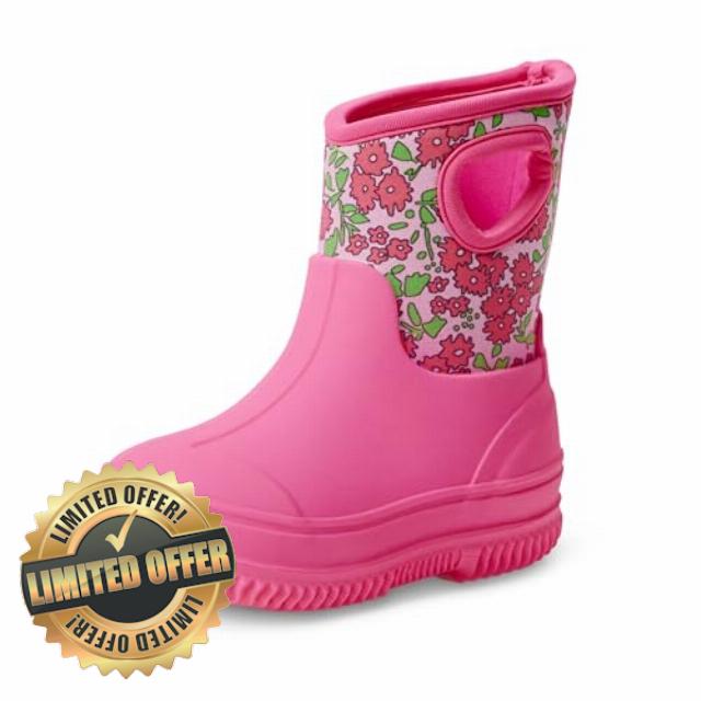 Amazon Essentials Unisex Kids' Insulated Neoprene Rain Boo