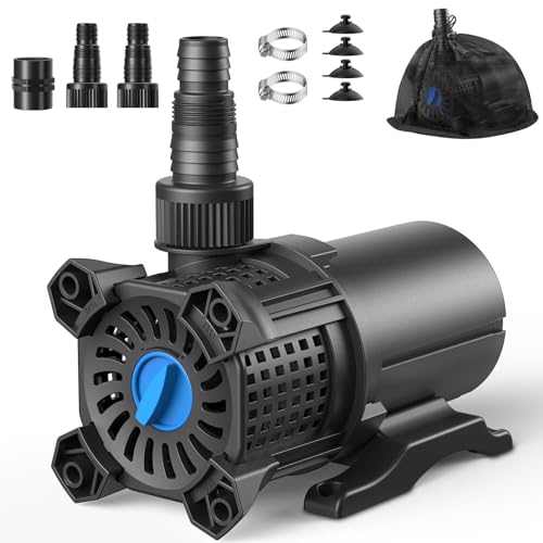 850 GPH Submersible Water Pump Adjustable for Ponds 46W Water Pump For Fountains