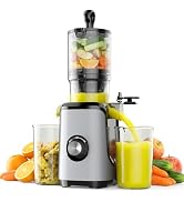 OLIXIS Centrifugal Juicer Machines, 480W Juice Extractor with 2.6" Feed Chute for Vegetable and F...
