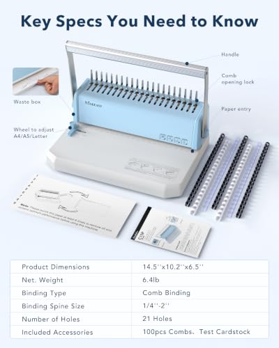 Book Binder for Office Reports & Home School Projects