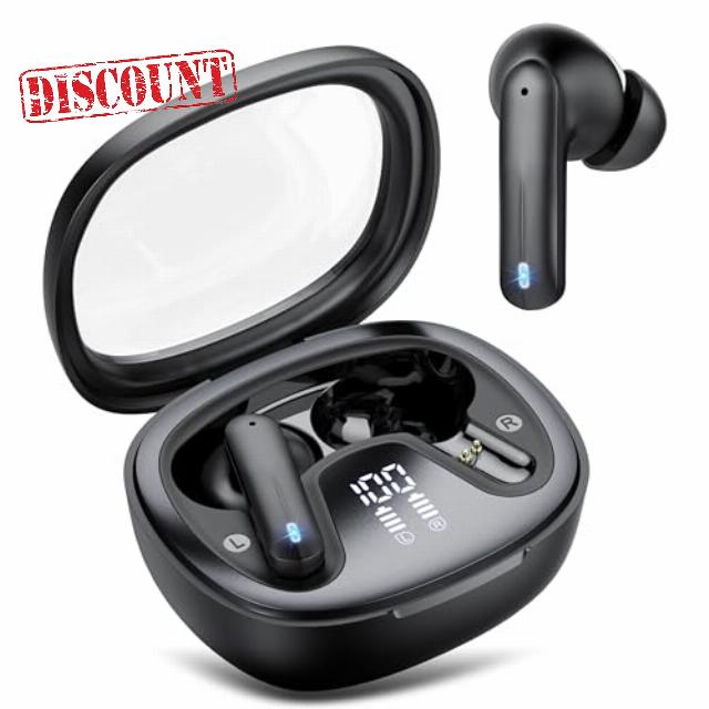 Wireless Earbuds Bluetooth 5.4 in Ear Earbuds HiFi Stereo Headphones