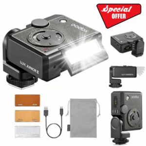 Godox Lux Junior II S Retro TTL Camera Flash Speedlite for Sony                                                          2.4GHz Wireless
