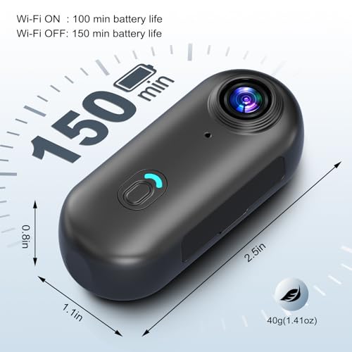 64GB Portable POV Cam for Travel