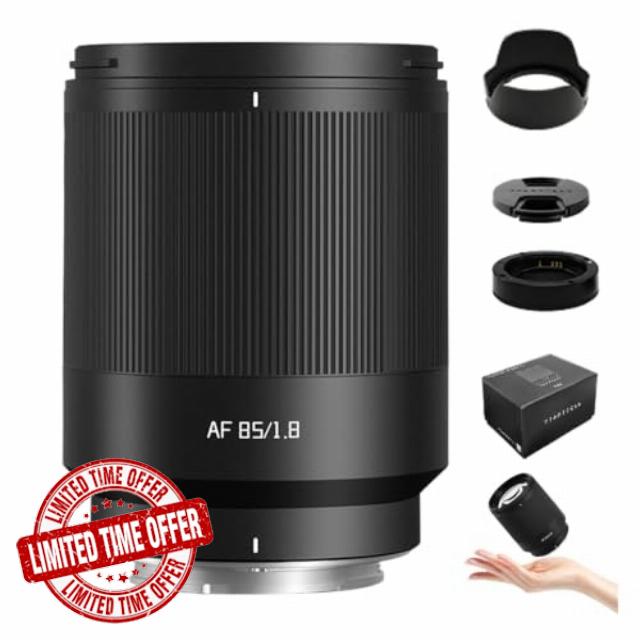 TTArtisan AF 85mm F1.8 Neo Full-Frame Portrait Lens for Sony A7 III