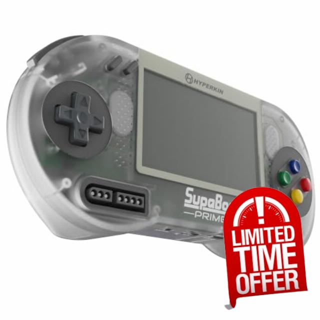 Hyperkin SupaBoy Portable Pocket Console for SNES/SFC - Prime                                                          Retro Gaming Console System - Super Nintendo Entertainment System (Super NES) / Super Famicom