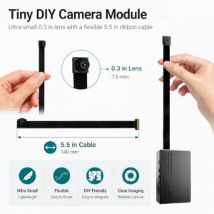DIY Module Hidden Camera with 10-Days Battery Life                                                          Remote Control