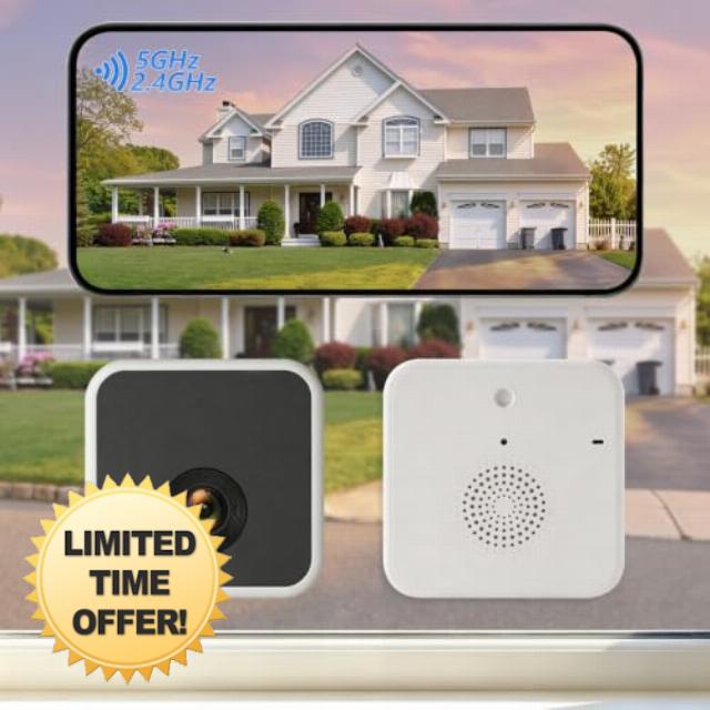 2K Wireless Window Cameras for Home Security