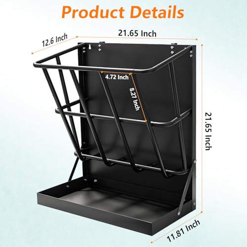 Slow Feeder for Goats with Trough