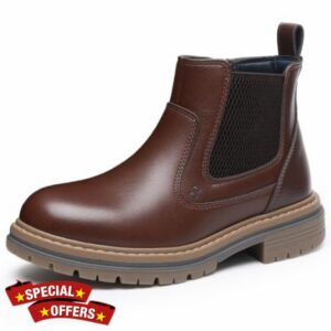 shoeslocker Boys Girls Dress Boots Boys lace-less Boots Kids Ankle Shoes with Zippe