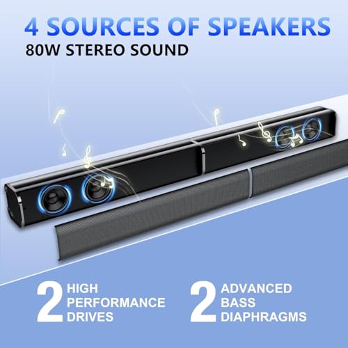 2026 Bluetooth 5.3 Soundbar