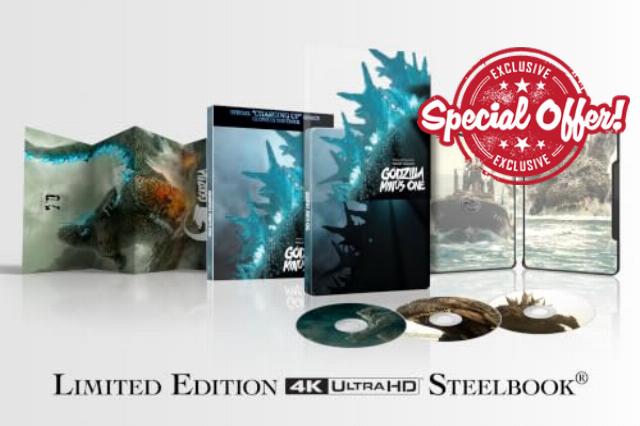 Godzilla Minus One - Limited Edition Steelbook (4K Ultra HD + Blu-ray)