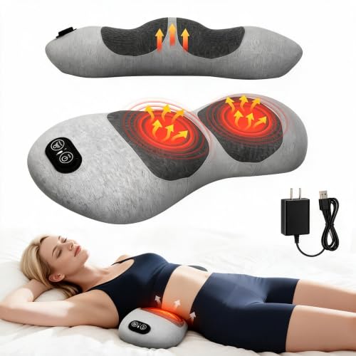 Triple Fusion Lower Back Massager with Heat Vibration & Stretching
