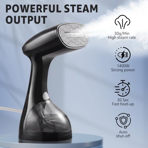Ceramic Soleplate Clothes Steamer with Brush