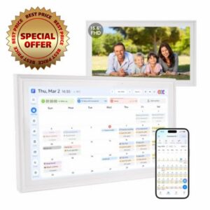 15.6" Digital Calendar Wall Touchscreen