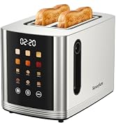 Savorfuze Toaster Cover, Dustproof Washable Toaster Cover with Top Handle | 3 Storage Pockets for...