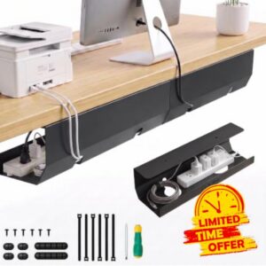 Aothia Under Desk Cable Management Tray