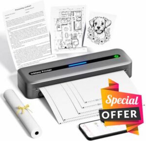 Wireless Inkless Thermal Printer