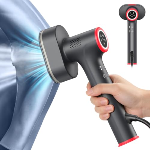 Travel Steamer for Clothes Suction for Fabric Grip