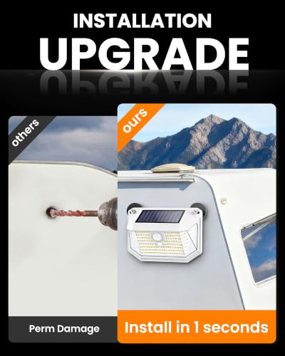 IP65 Waterproof RV Solar Lights for Camper