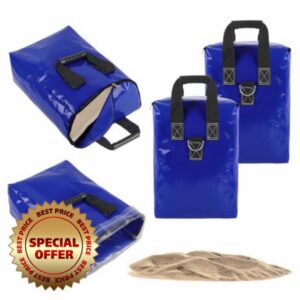 Vinyl Sandbags with Dual Handles & Zipper Closure