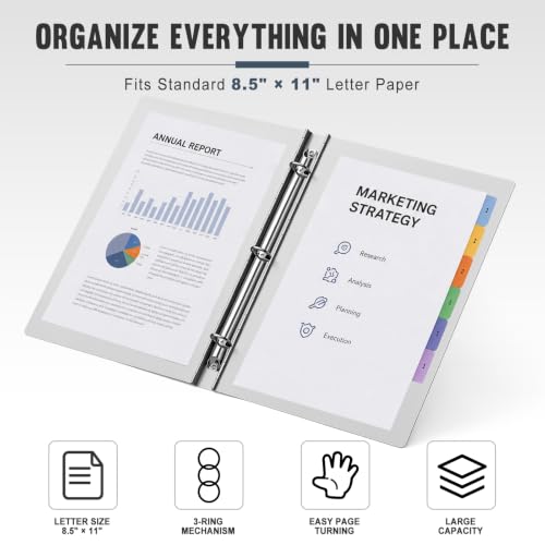 Heavy Duty Metal Binder for Office File Organization