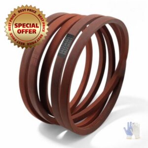 Mower Deck Belt Compatible with Husqvarna MZ54 Replace# 582236501                                                          Aramid Cord Deck Drive V-Belt Compatible with Jonsered Z54XF and RedMax CZTE54 RZT54X