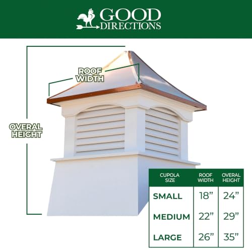 White PVC Vinyl with Copper Roof