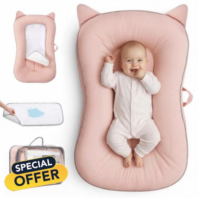 Baby Lounger for Newborn 0-24 Months