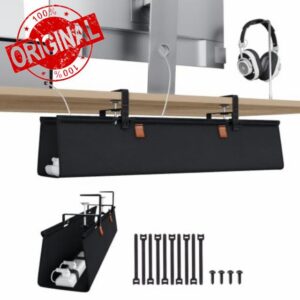 KEEGH No Drill Under Desk Cable Organizer
