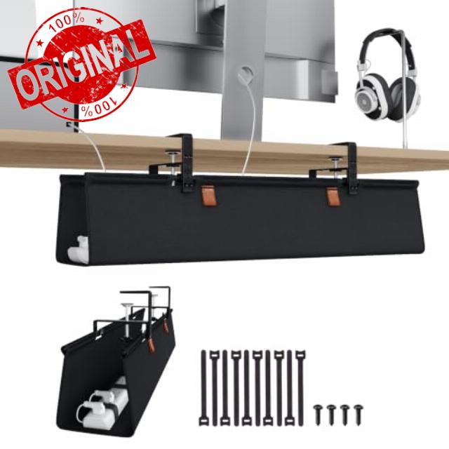 KEEGH No Drill Under Desk Cable Organizer