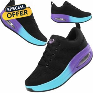 Walking Shoes for Women Air Cushion Nurse Slip Resistant Work Sock Sneakers Food Service Platform Comfortable Weight Ligh