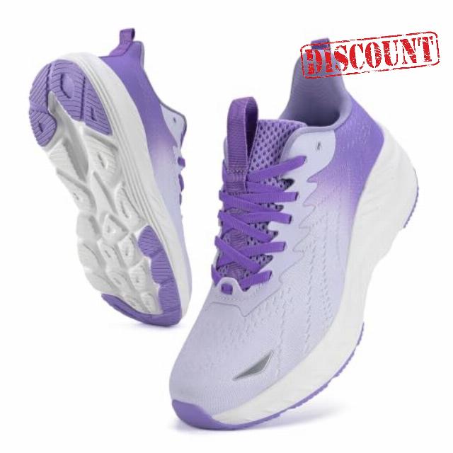 Women's Slip On Walking Shoes Wide Cushion Running Tennis Shoes with Arch Support Insole