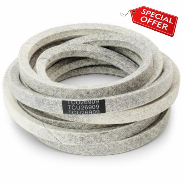 TCU26909 TCU22509 Mower Deck Drive Belt 5/8 x 186.3 in                                                          Compatible with John Deere ZTrak Z820A Z830A Z840A Z850A Z860A