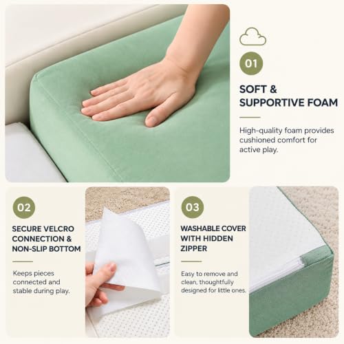 Indoor Climbing Toys - Sage Green