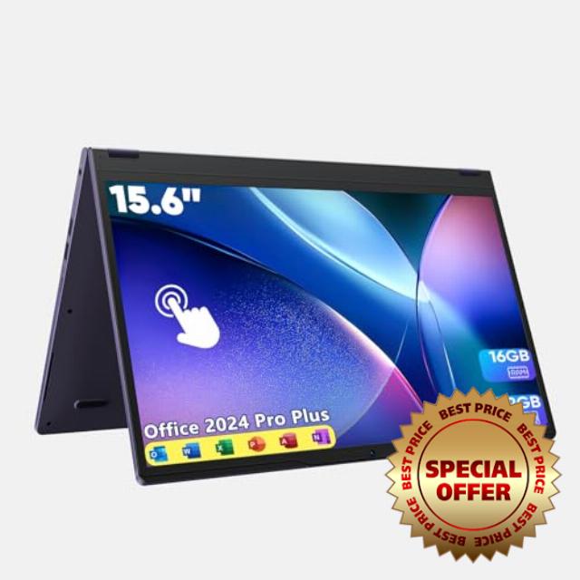 15.6 Inch 2-in-1 Touchscreen Laptop