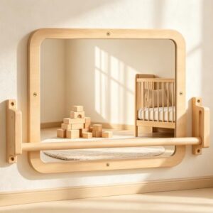 Early Development Toy                                                          Shatterproof Acrylic Baby Safe Mirror